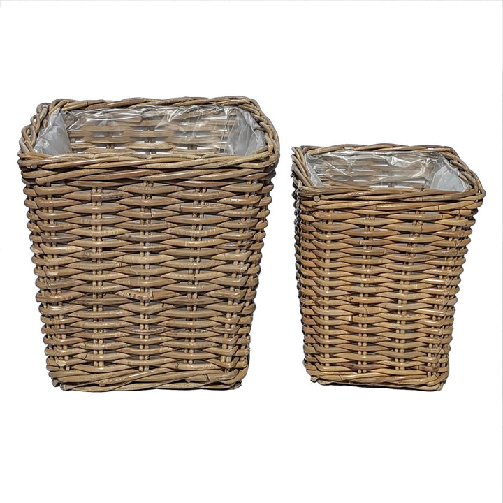 Rattan basket Turin