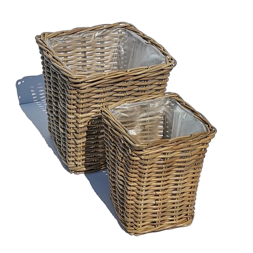 Rattan basket Turin