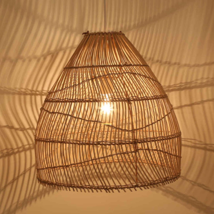Nora rattan lamp