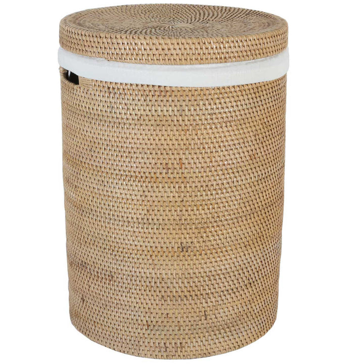 Rattan laundry basket Cleo Natural