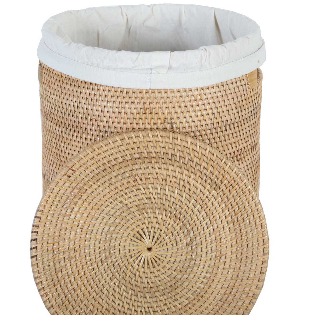 Rattan laundry basket Cleo Natural