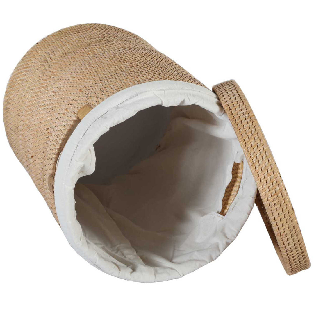 Rattan laundry basket Cleo Natural