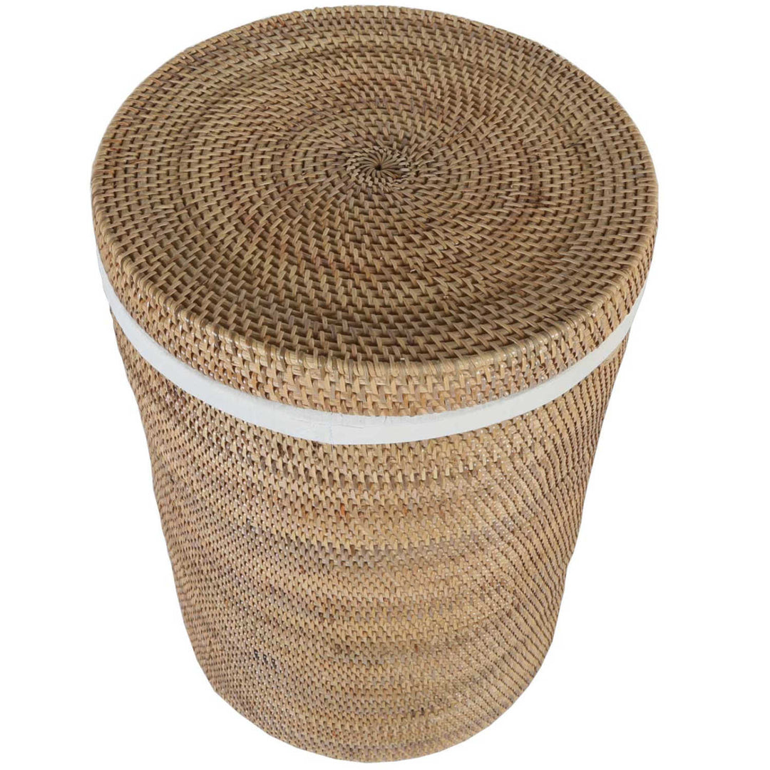 Rattan laundry basket Cleo Natural