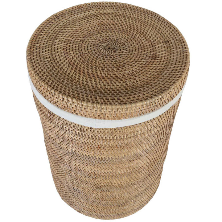 Rattan laundry basket Cleo Natural