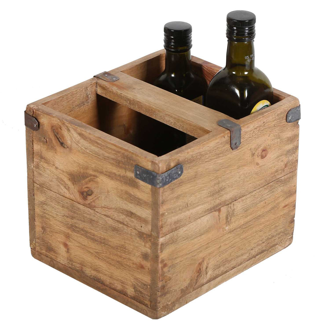 Teak wood box Enzo set of 3