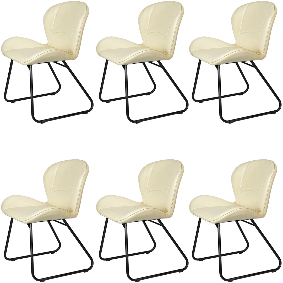 Beige leather chair