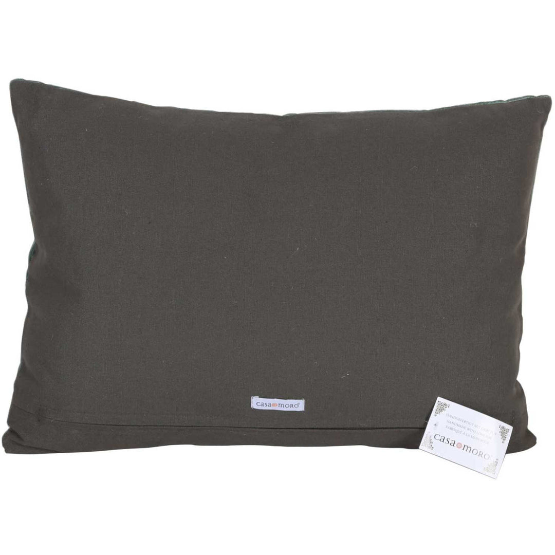 Boho velvet cushion Santa