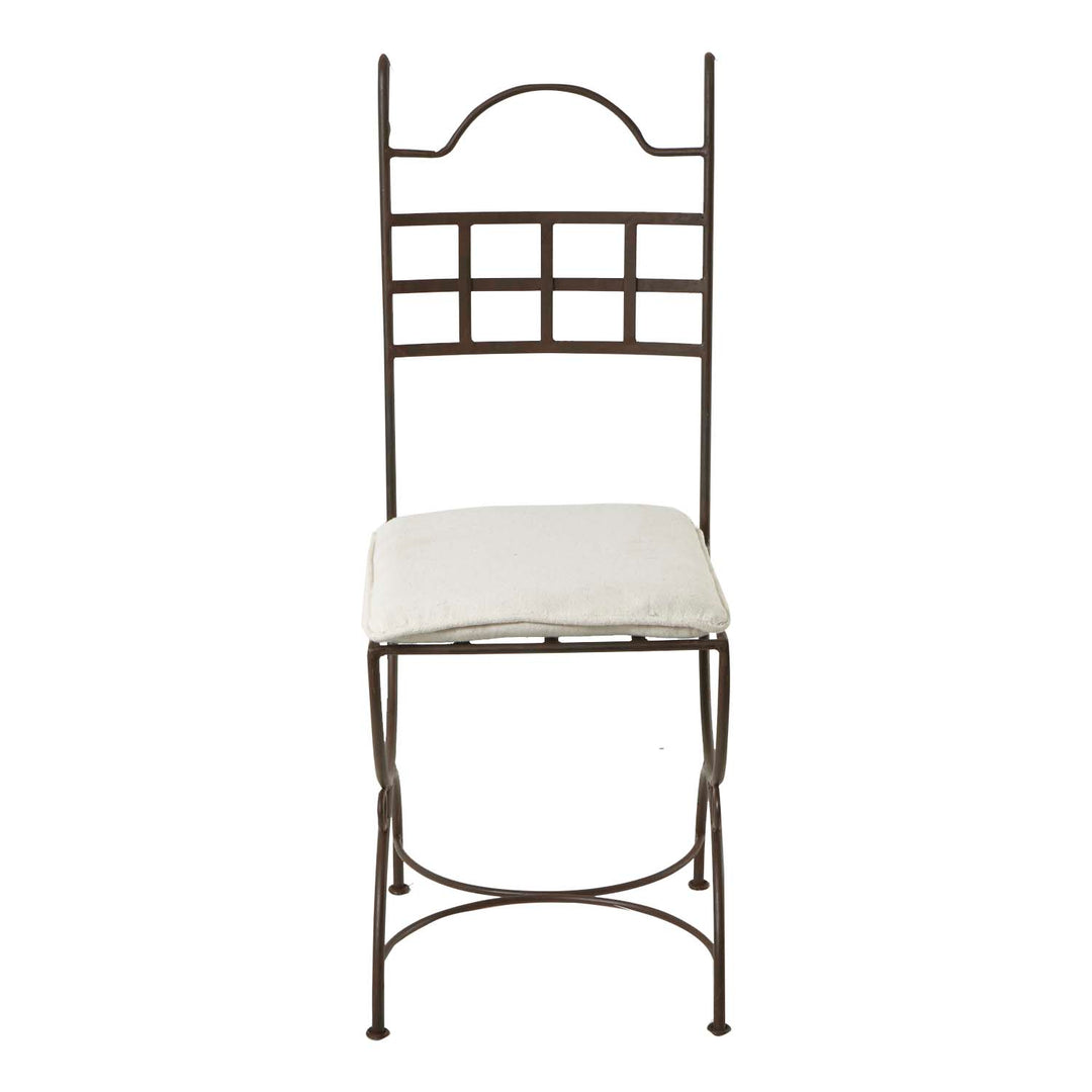 Wrought iron chair Nabil
