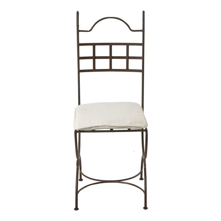Wrought iron chair Nabil