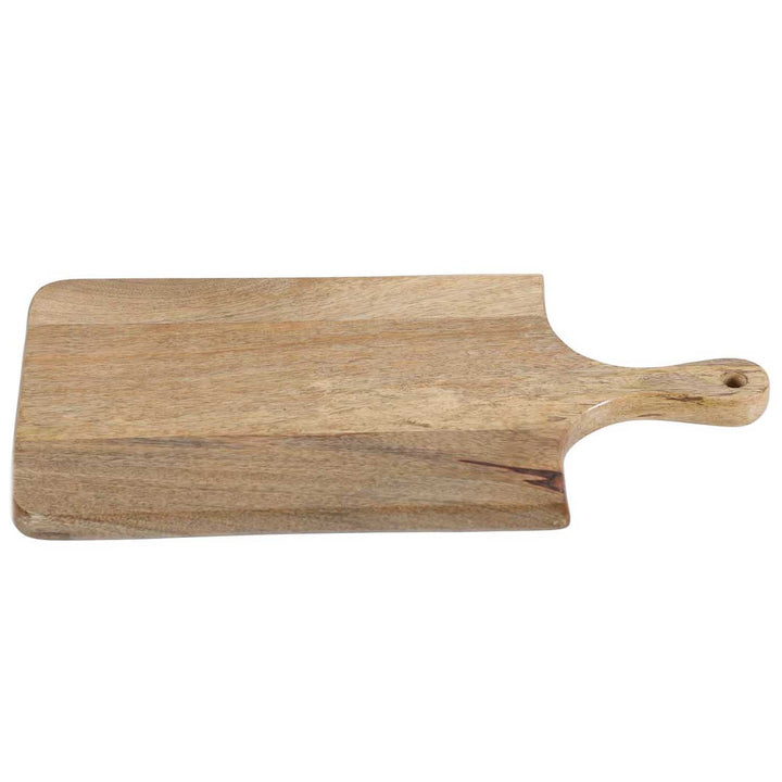 Wooden serving board, 42 cm, with wide handle