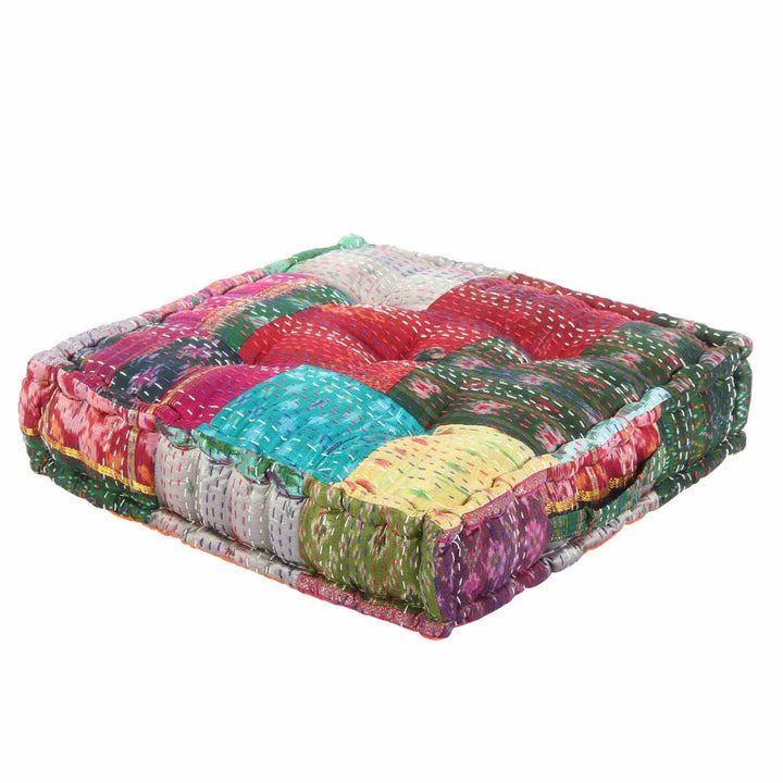 Kanthara patchwork seat cushion
