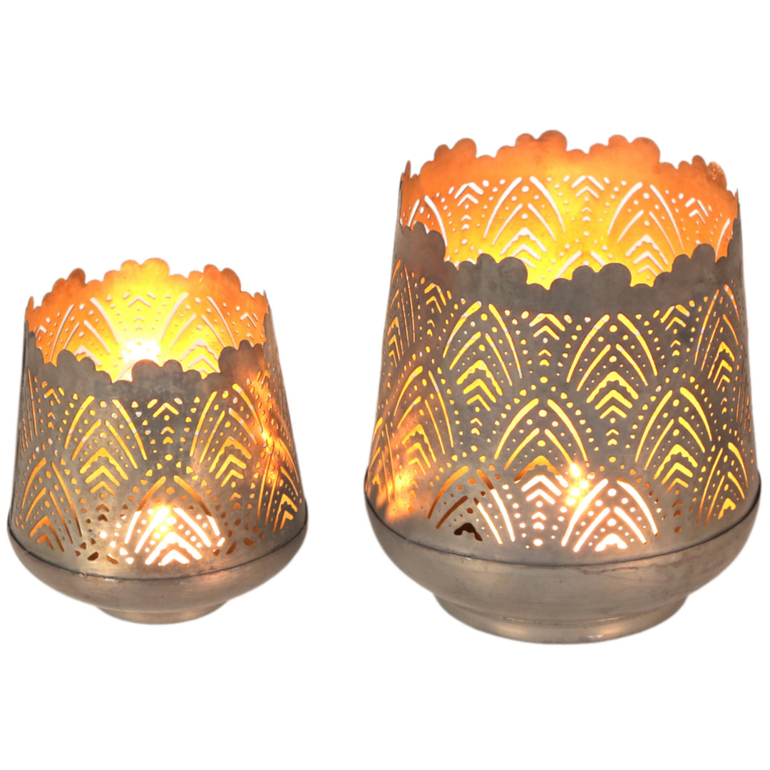 Set of 2 Rico tea light holders