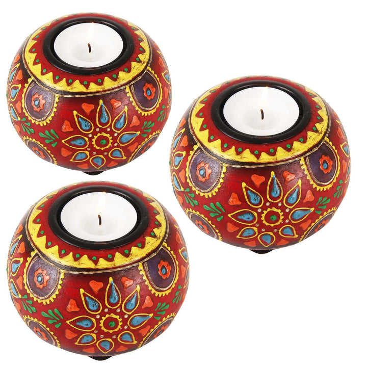 Anandra tea light holder, set of 3
