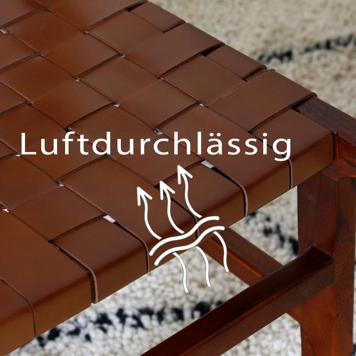 Dining chair Leather chair Brown