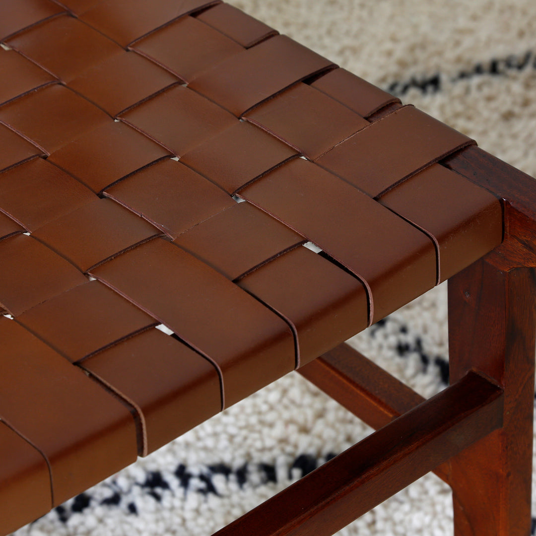 Dining chair Leather chair Brown
