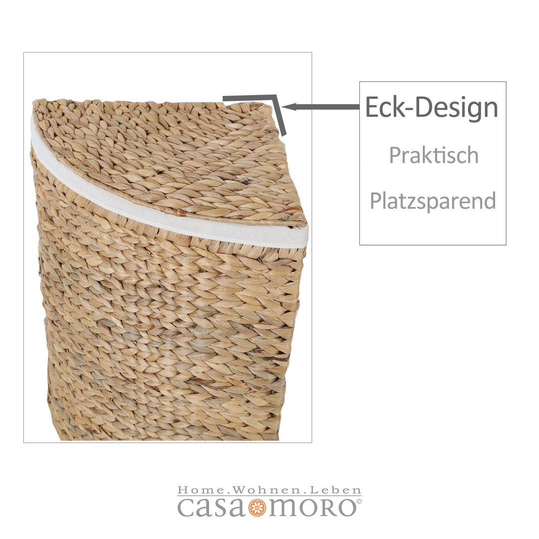 Viona M corner laundry basket