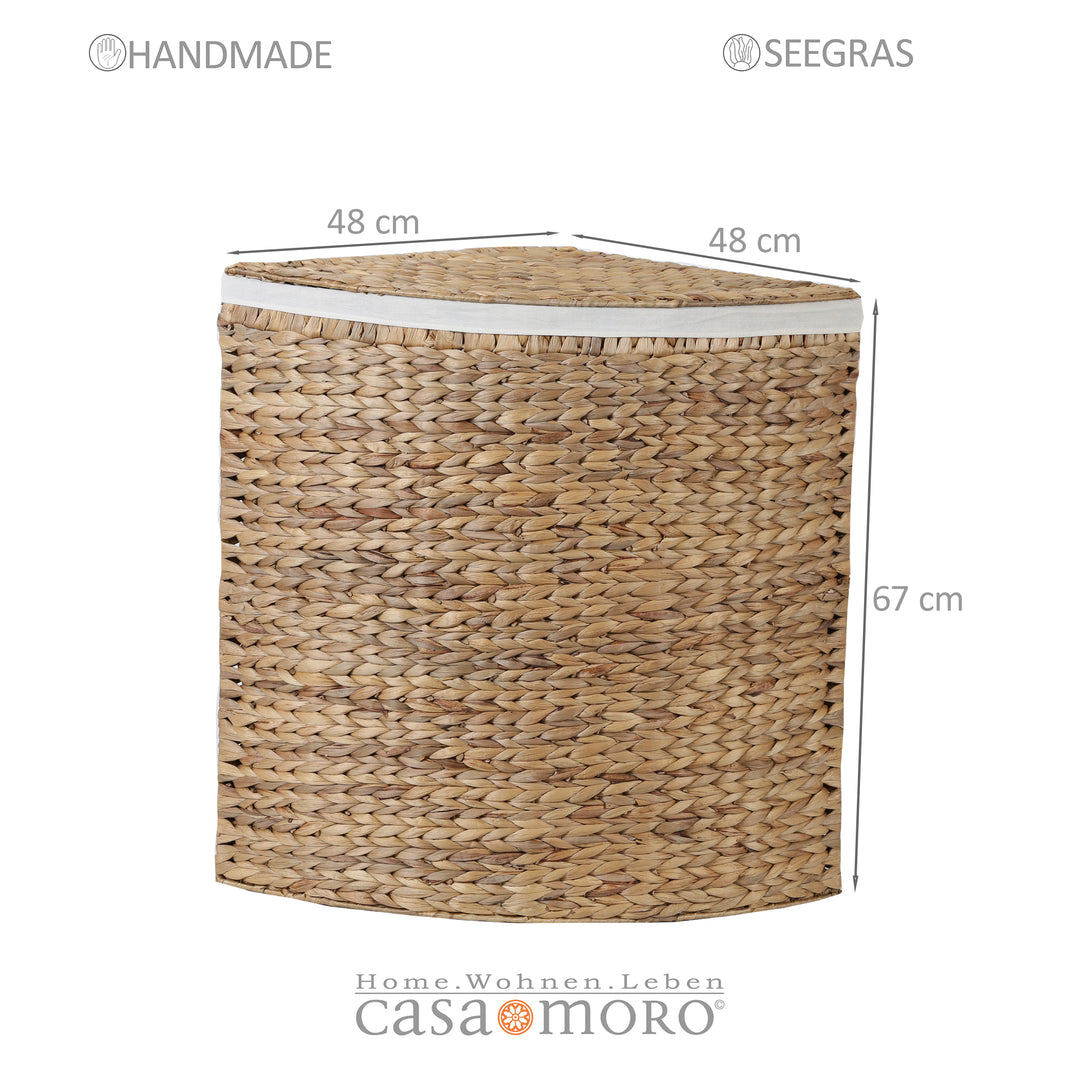 Viona L corner laundry basket