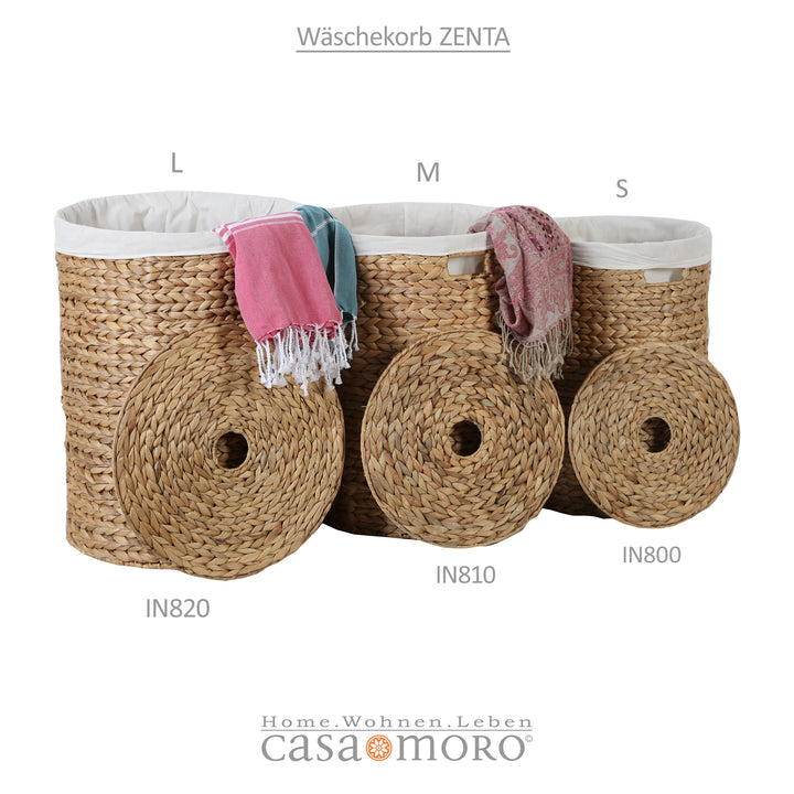 Zenta S laundry basket with lid