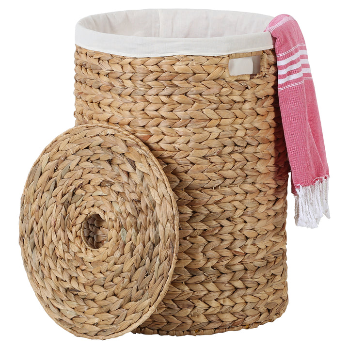 Zenta M laundry basket with lid