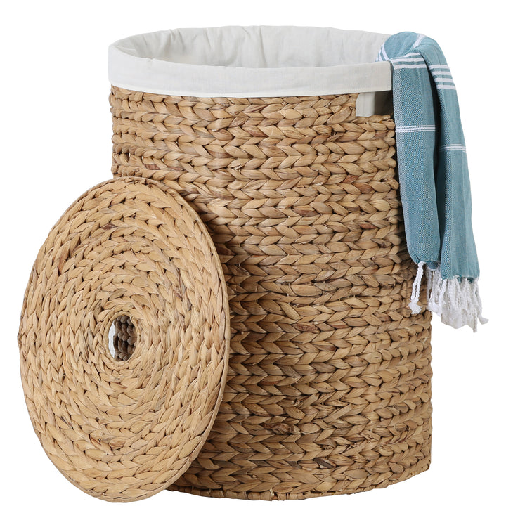 Zenta L laundry basket with lid