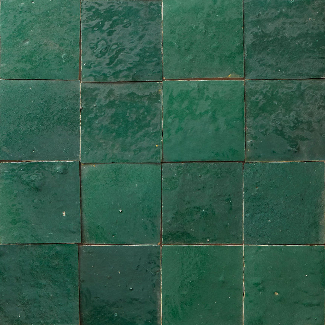 Sample tile Zellige Dark Green