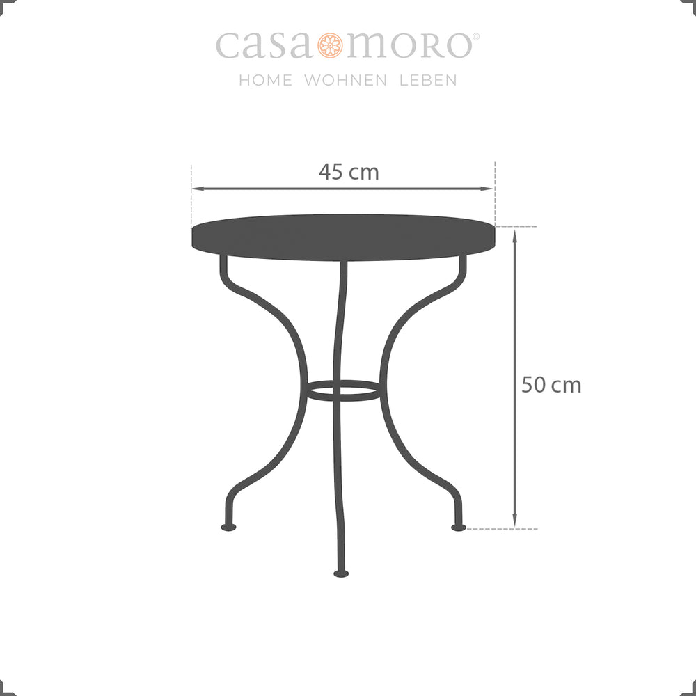 Runder Mosaiktisch in Schwarz-Weiß – handgefertigt, klassisch und modern zugleich