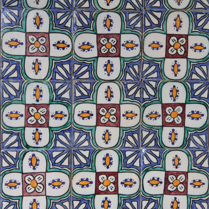 Hand-painted Badra tile
