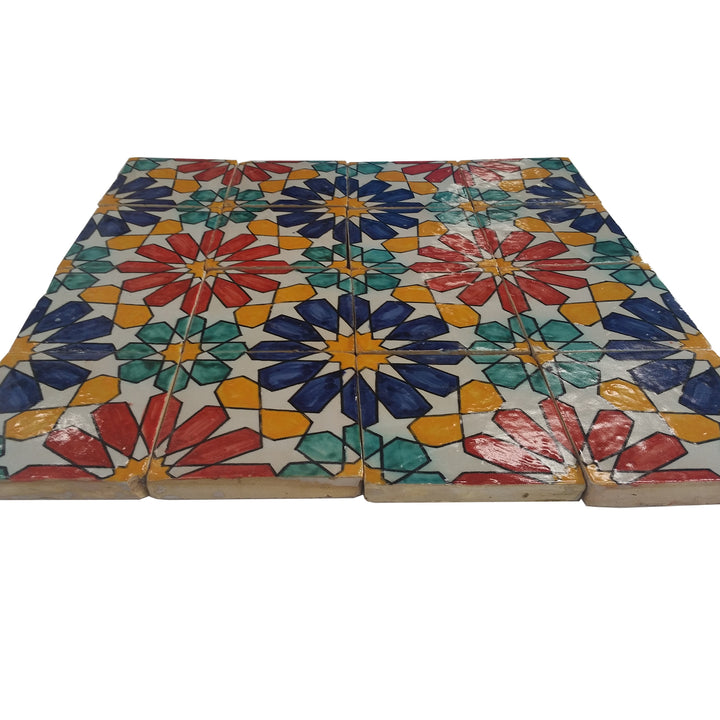 Hand-painted Eldina tile