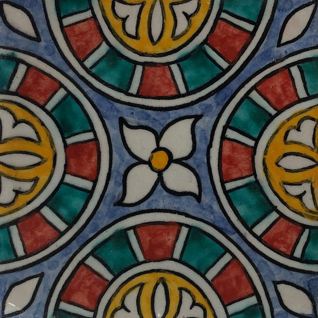 Hand-painted tile Habil