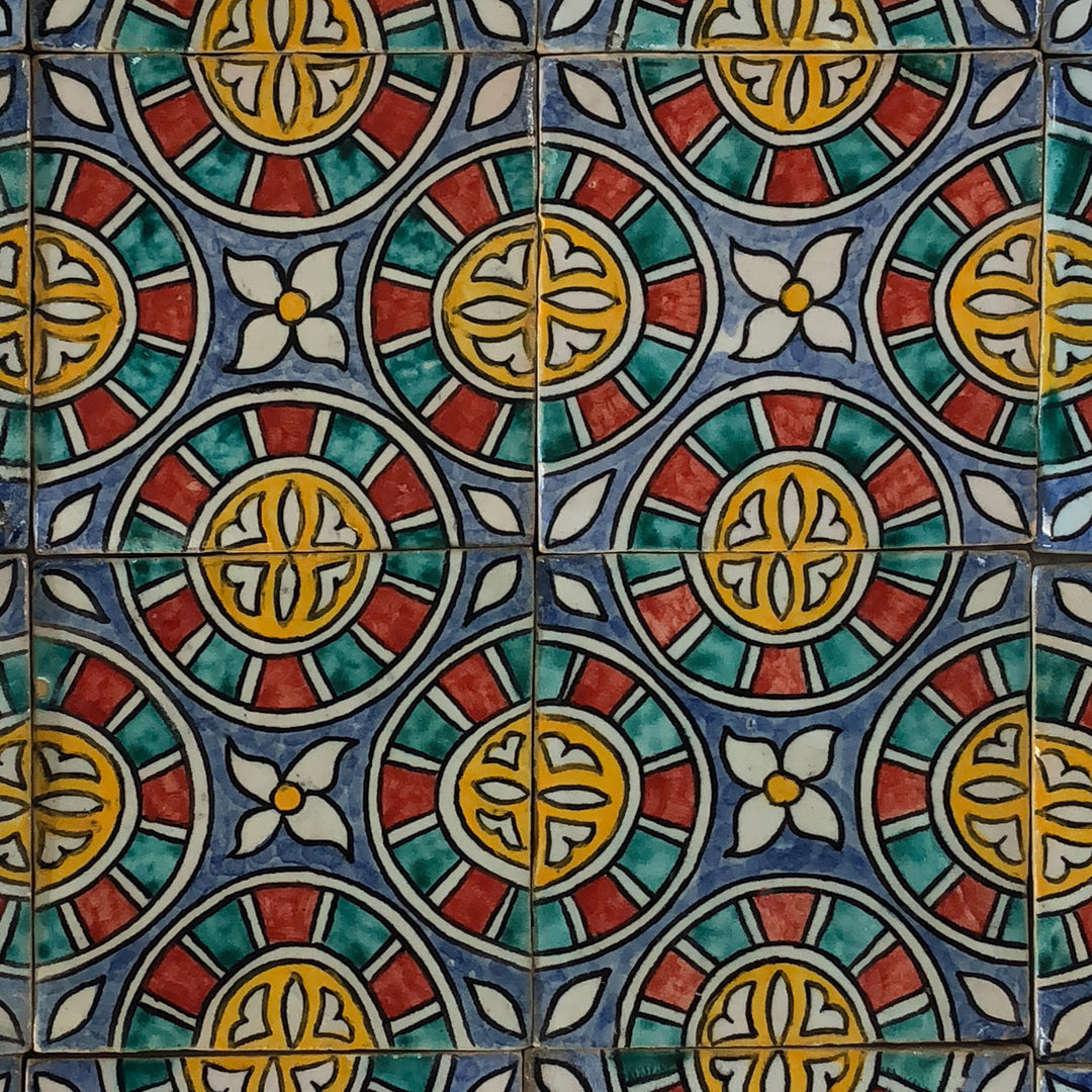 Hand-painted tile Habil