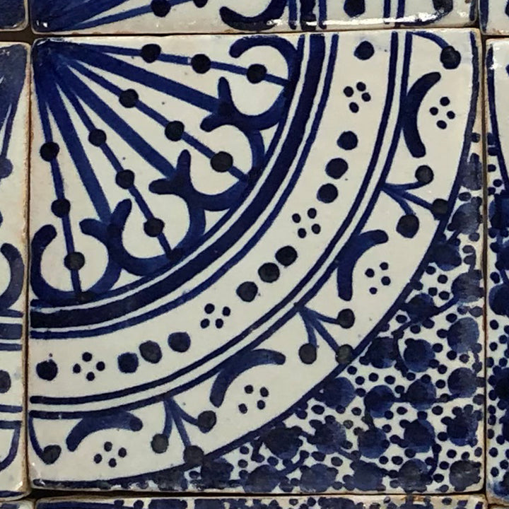 Hand-painted tile Hanefi