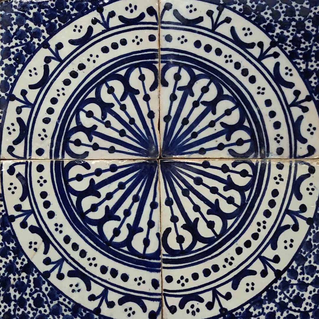 Hand-painted tile Hanefi