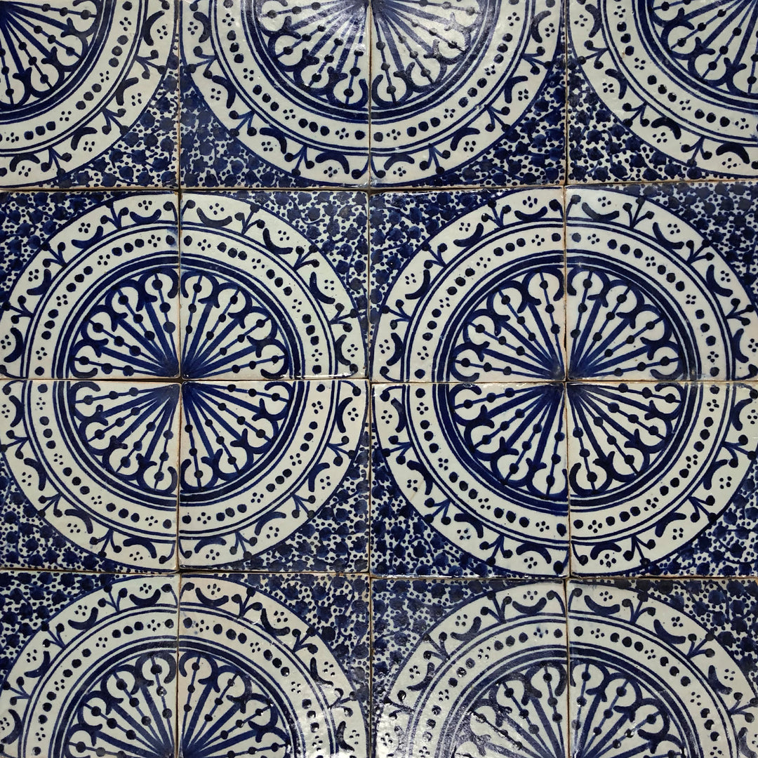 Hand-painted tile Hanefi