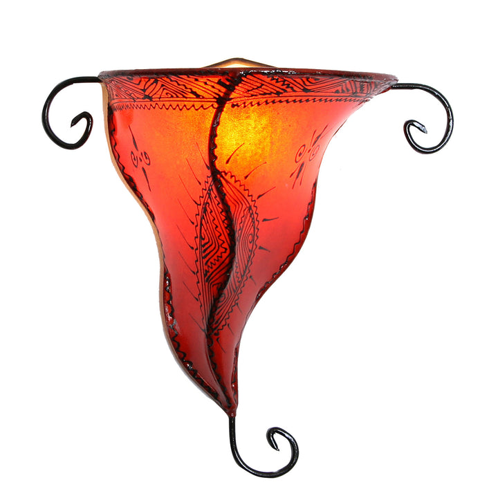 Henna wall lamp Nouna Orange