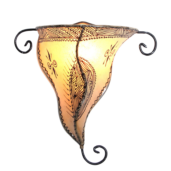 Henna wall lamp Nouna White