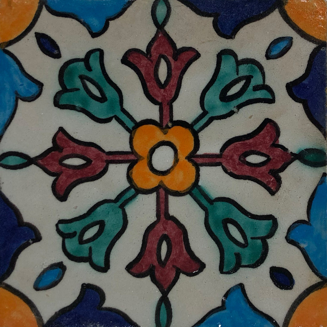 Hand-painted tile Hafis