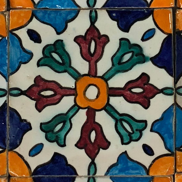 Hand-painted tile Hafis