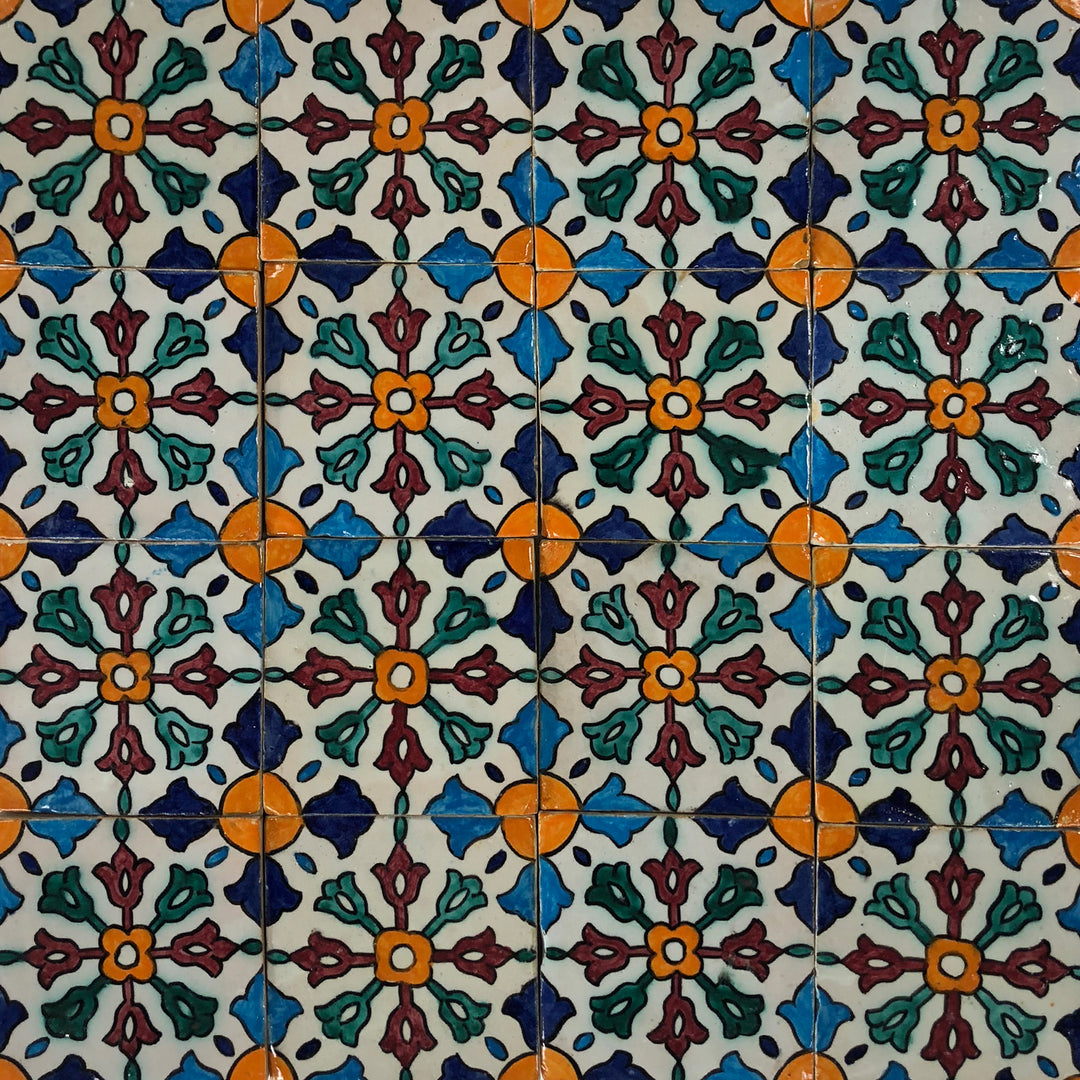 Hand-painted tile Hafis