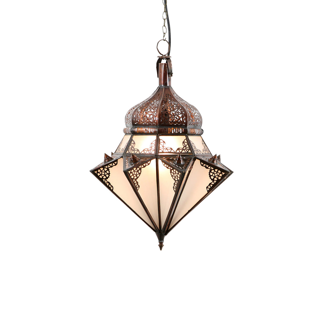 Jawhara pendant lamp, milky white