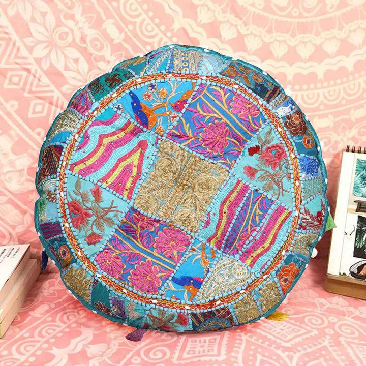 Patchwork Yoga Cushion Lali Medium