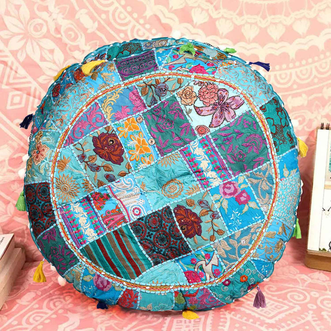 Patchwork Yoga Cushion Lali Large