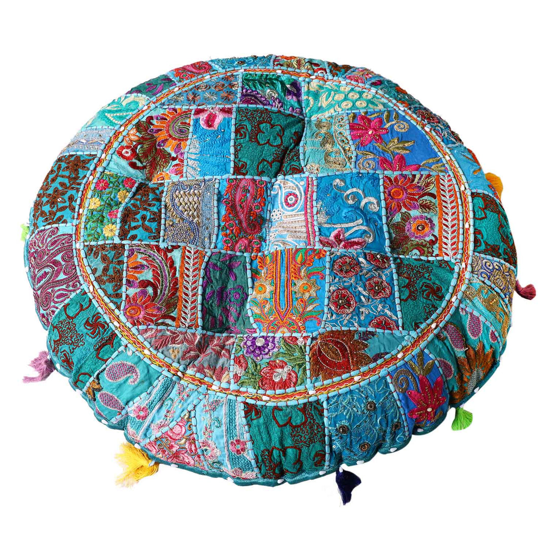 Patchwork Yoga Cushion Lali Large