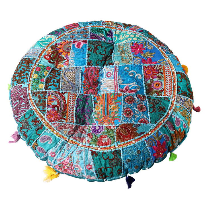 Patchwork Yoga Cushion Lali Large