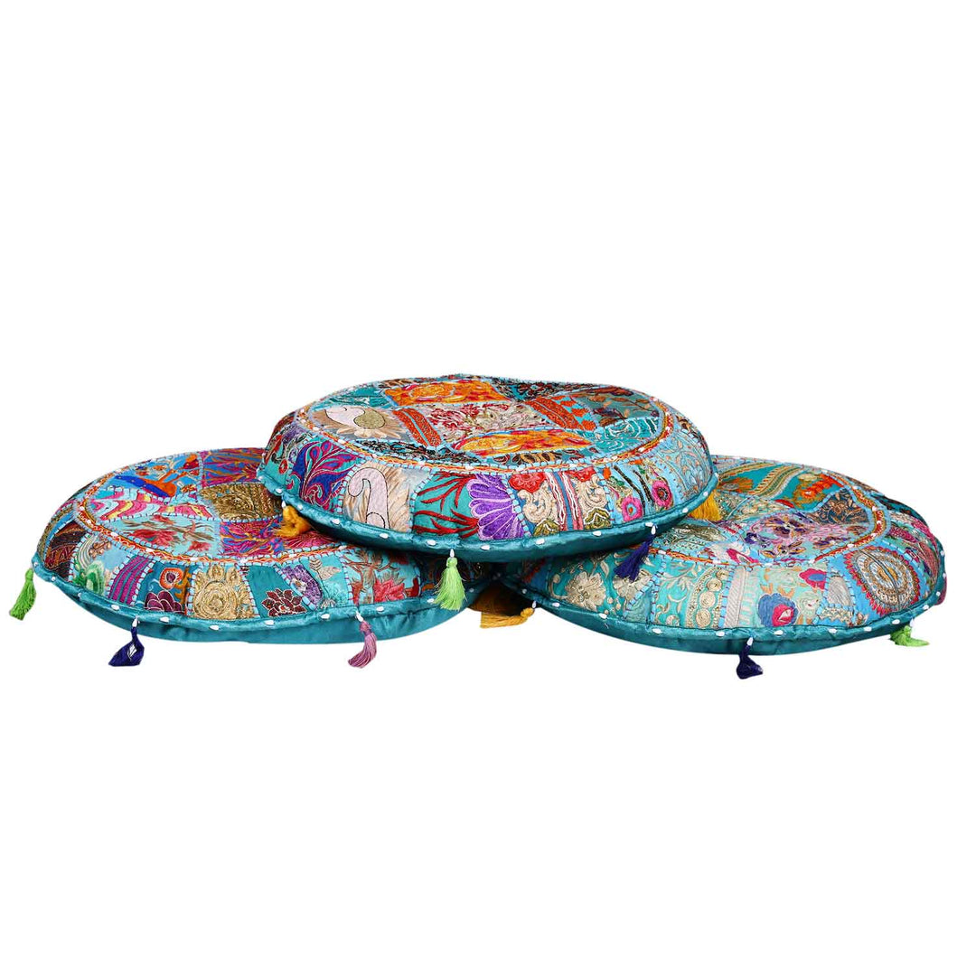 Patchwork yoga cushion Lali