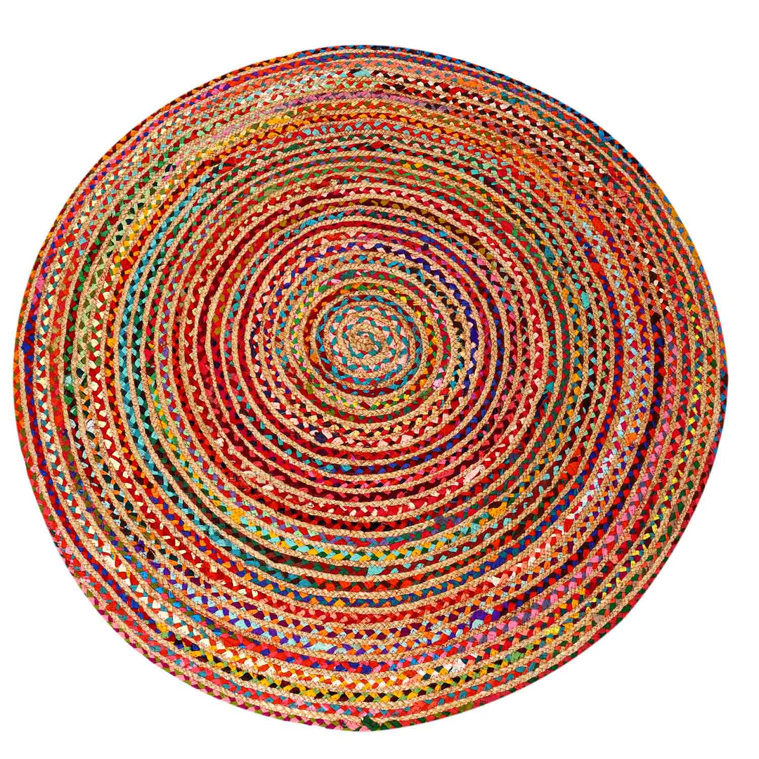Jute rug Tamani colorful