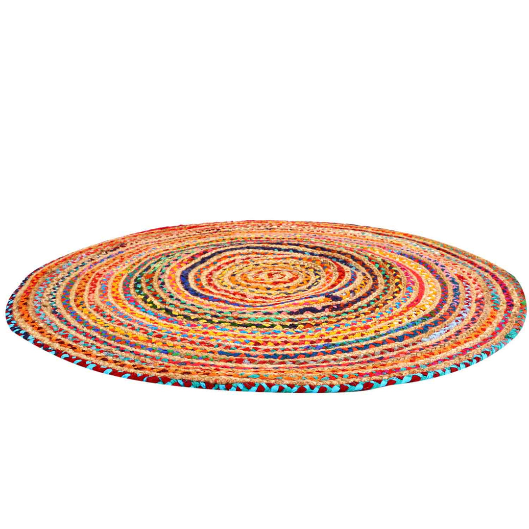 Jute rug Tamani colorful