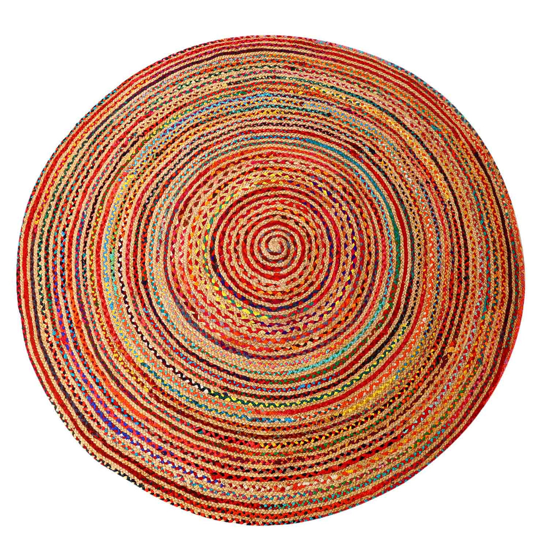 Jute rug Tamani colorful