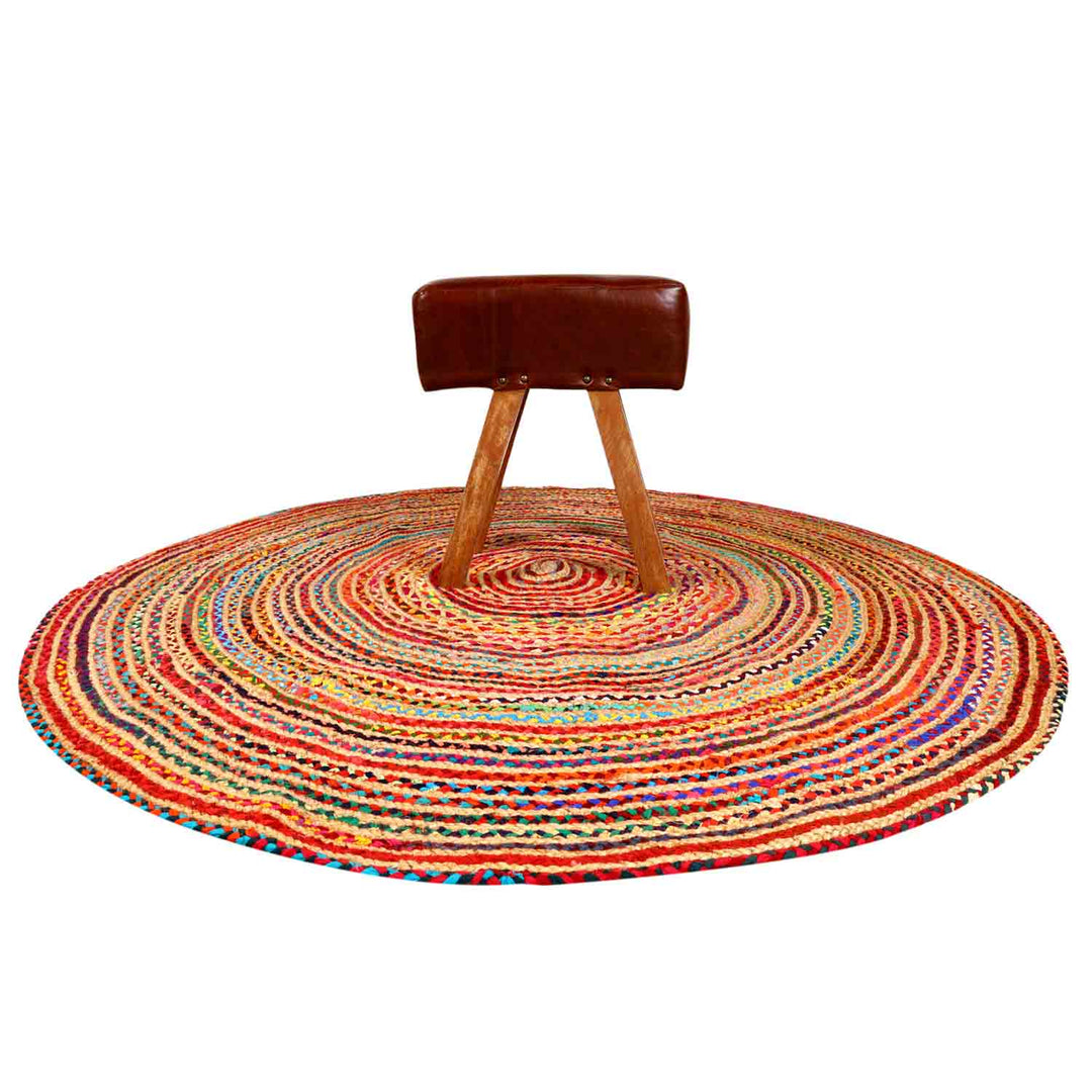 Jute rug Tamani colorful