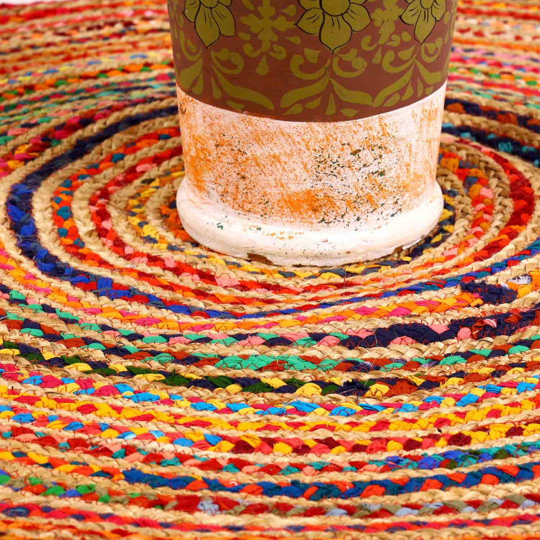 Jute rug Tamani colorful