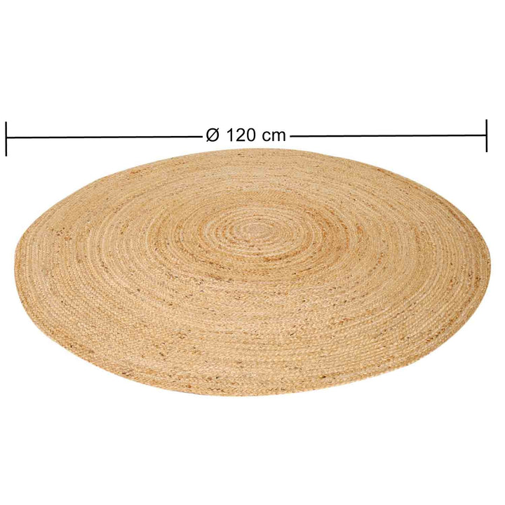Jute rug Tamani Natural